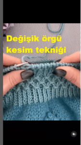 Read more about the article Değişik örgü kesim tekniği