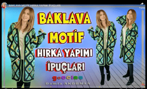 Read more about the article Baklava örgü motif hırka nasıl yapılır